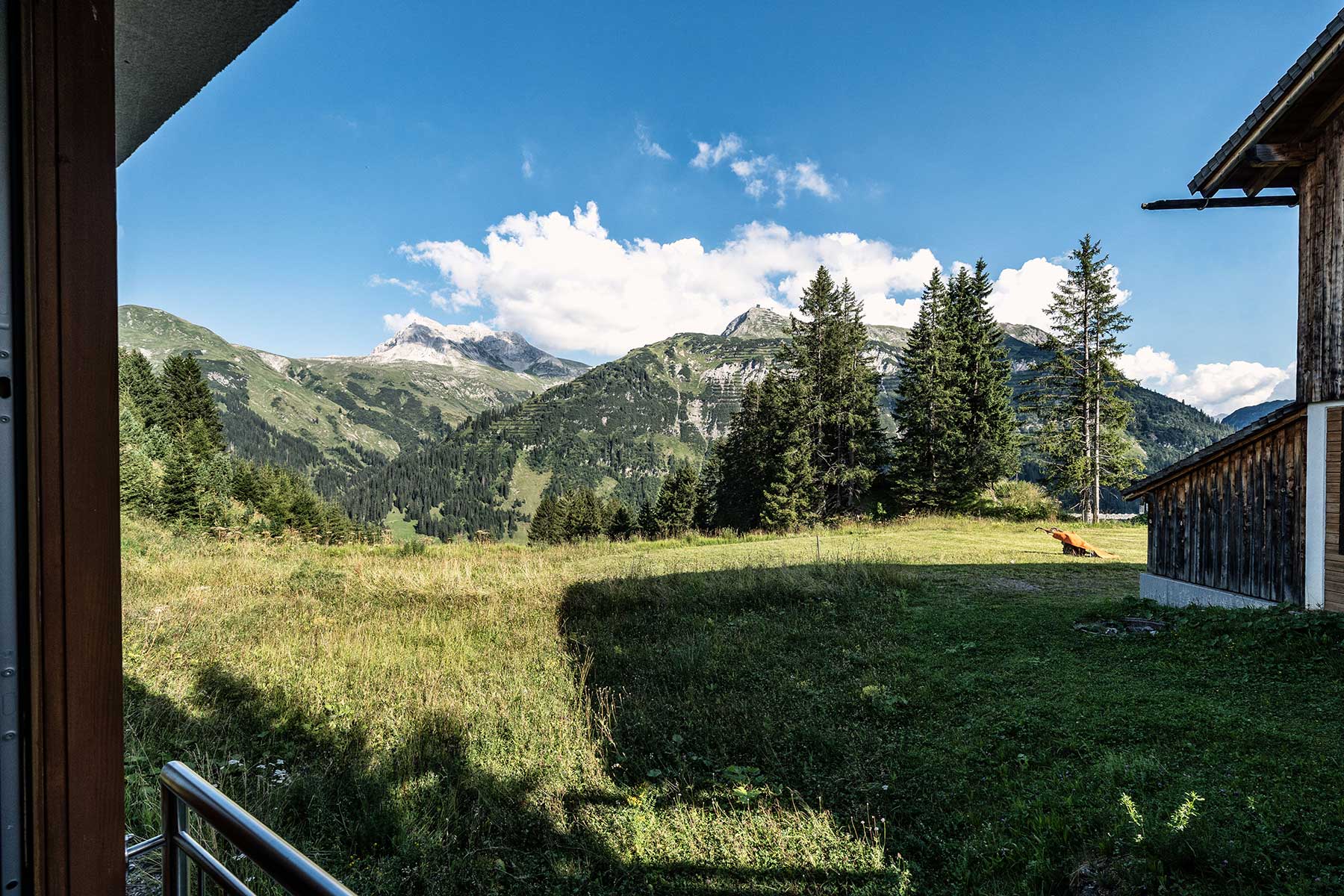 Zirbensuite de Luxe Ausblick Sommer