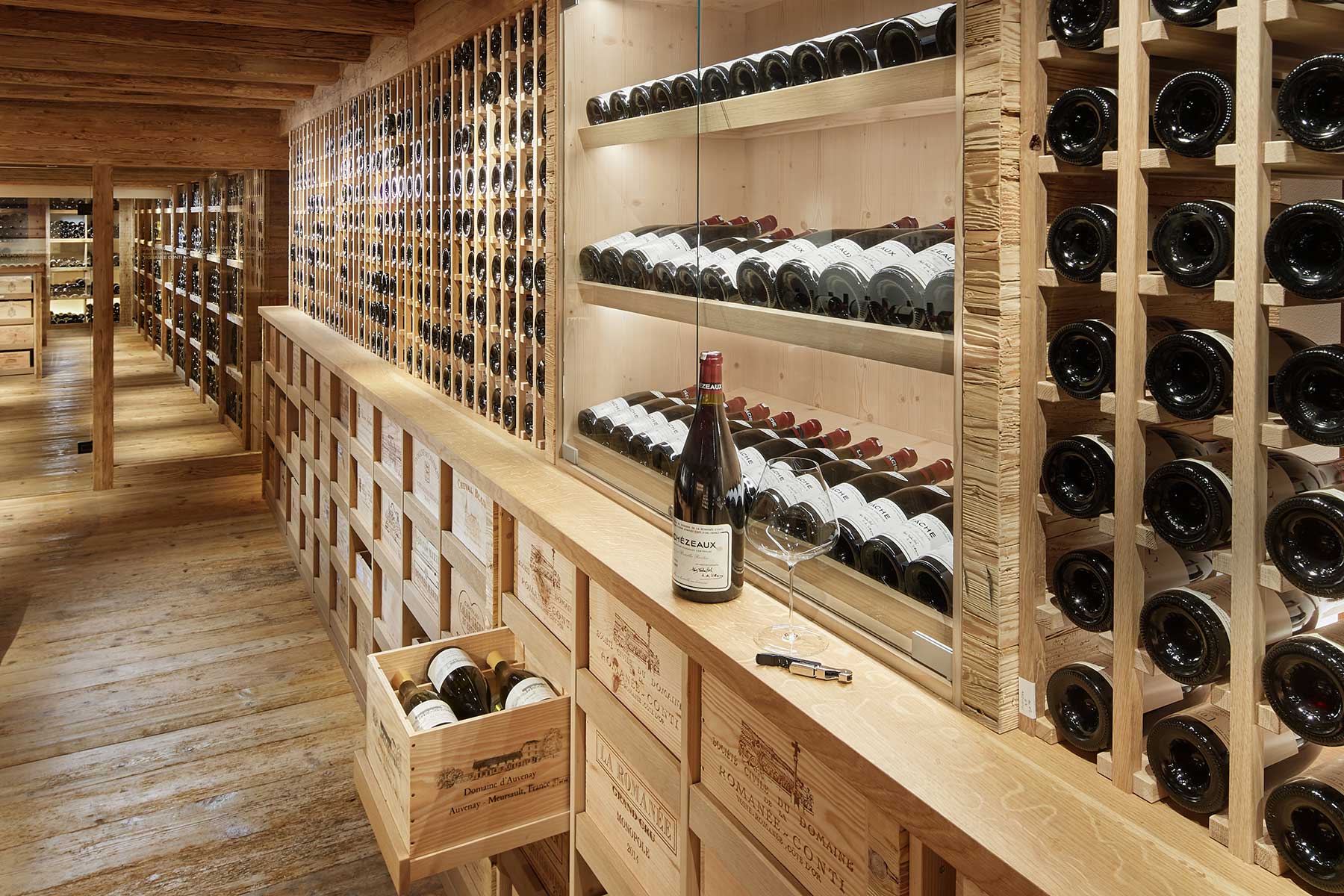 Wine cellar at Burg Vital Resort