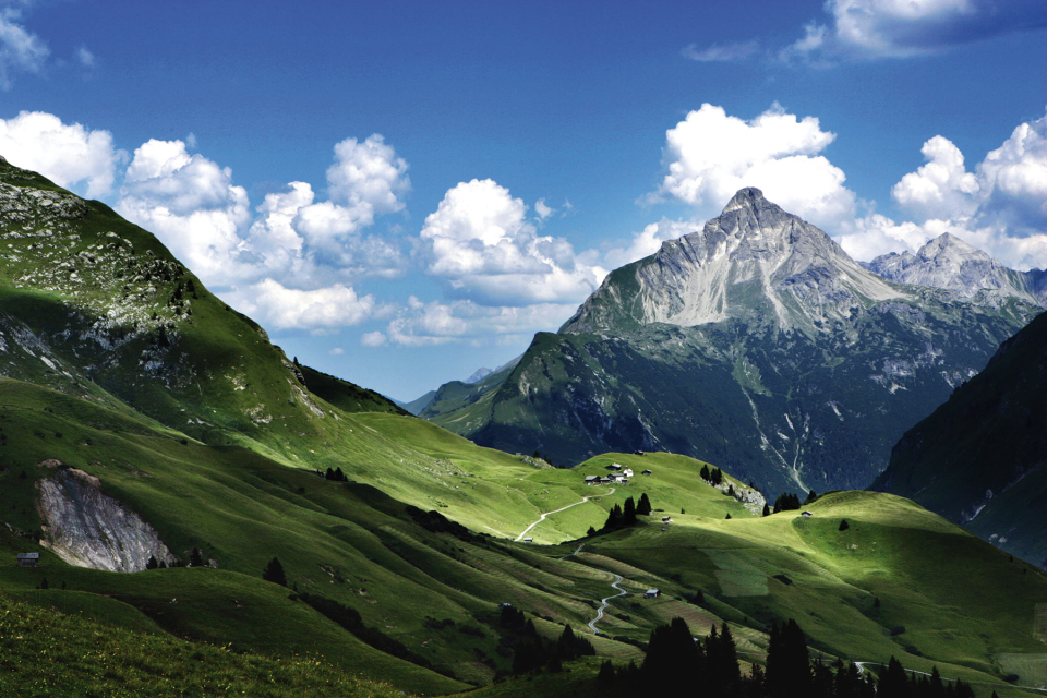 Arlberg im Sommer