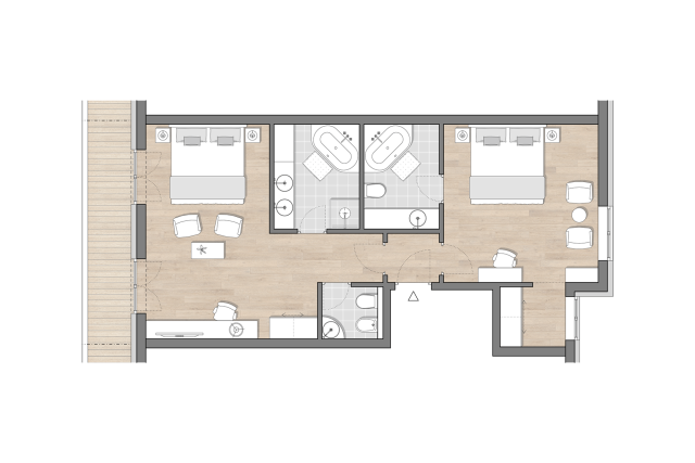 Mohnenfluh Appartement Zimmerplan